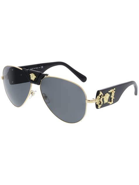 men's versace sunglasses with gold.